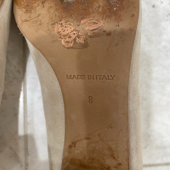 EVERLANE {9.5} Shoes The Day Heel Suede Beige - Picture 12 of 12